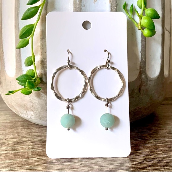 Hand Crafted Jewelry - • HOST PICK! [Handmade] Amazonite Earring •